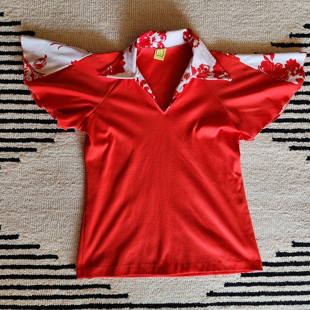 Vintage Floral Women's Top